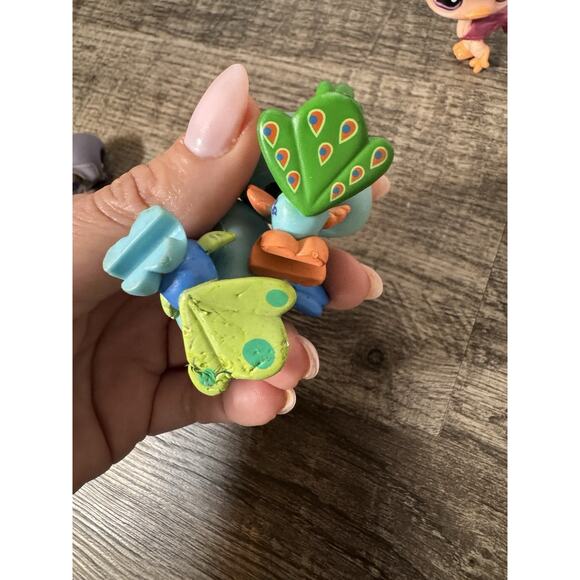 Lot Of 13 Littlest Pet Shop Birds Flamingo Ostrich Swan Parakeet Peacock Pelican - Picture 9 of 16